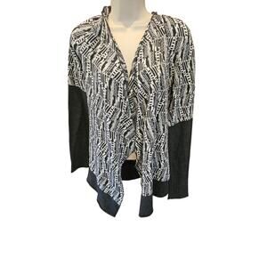 Prana size S small open sweater cardigan EUC comfort casual Aztec hooded tribal